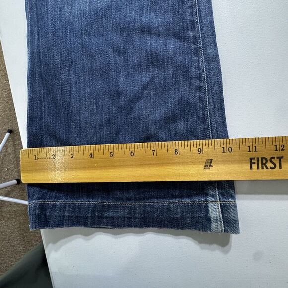Vintage Gap Long and Lean Size 10/30 Med. Wash Wide Bootleg Lightweight Premium - Picture 9 of 10